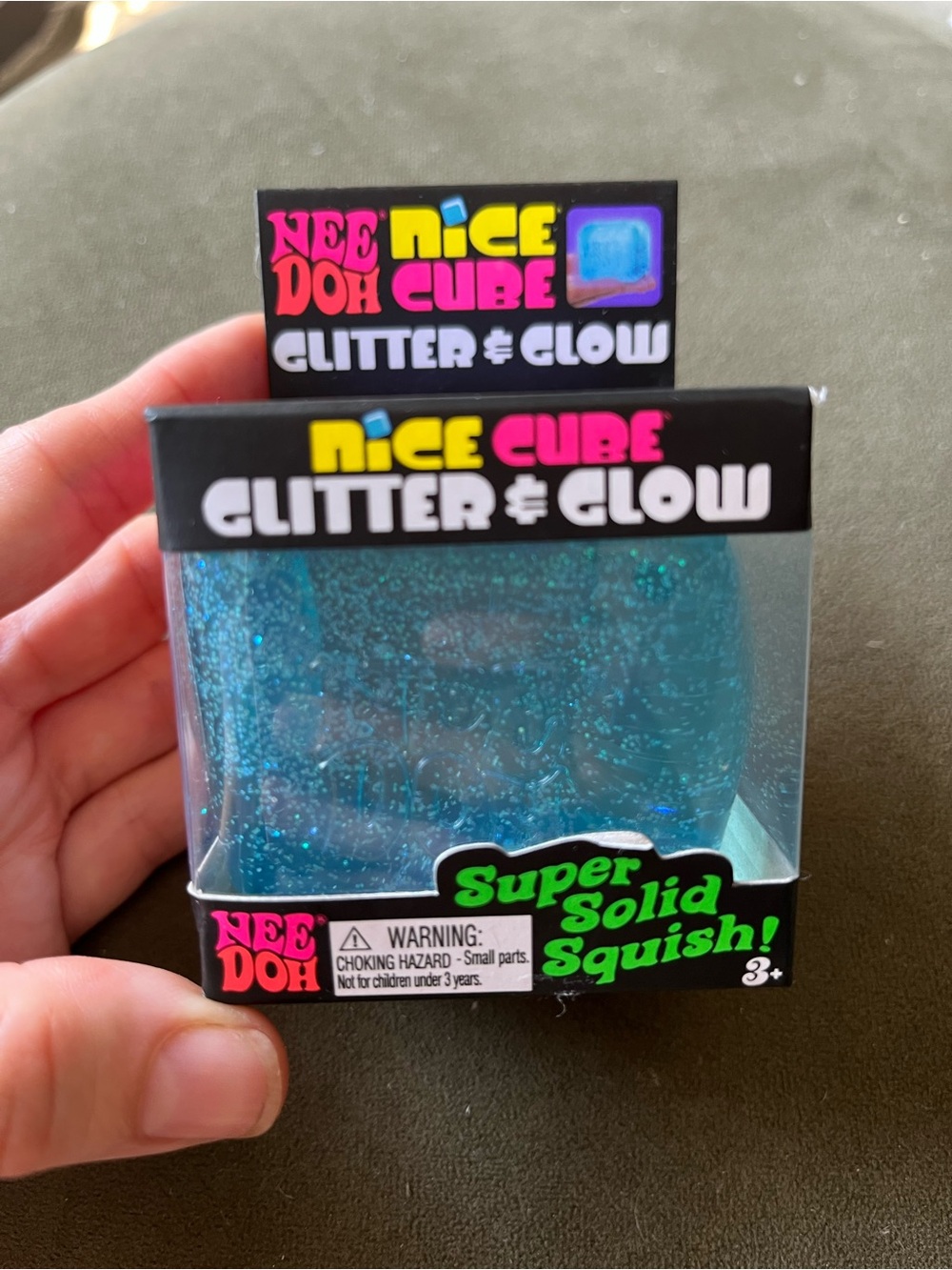 Glitter & Glow Nice Cube - Blue